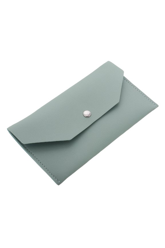 Small Card Wallet Women Light Green 1Set for Cash Storage in Formal Events