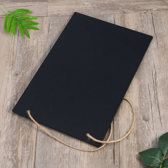 LOLIPPYY Small Chalkboard Message Board Wood Reminder Board for Homeowners 1Pack