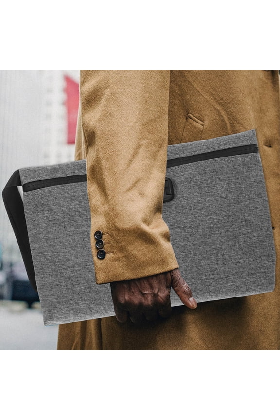 Small Combination Lock Bag in Grey, Compact Travel Design, 1 Set for Secure and Convenient Use