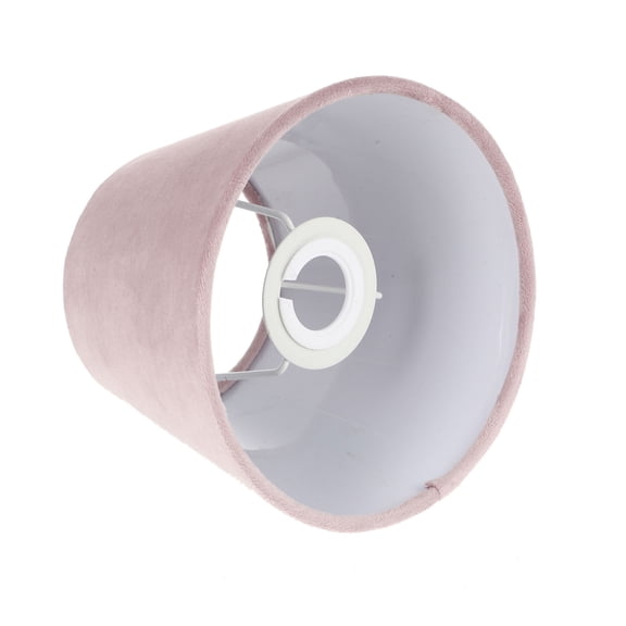 LOLIPPYY Small Drum Lamp Shade for Desk Lamp Cover with Sturdy Iron Bracket