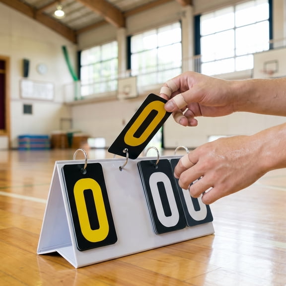 LOLIPPYY Portable Scoreboard with Clear Visibility, Easy to Use for Sports, Games, and Outdoor Score Tracking