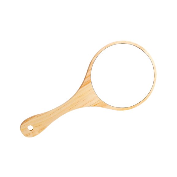 LOLIPPYY Small Makeup Mirror with Handle Cosmetic Vintage Handheld Mirror 1 Pack