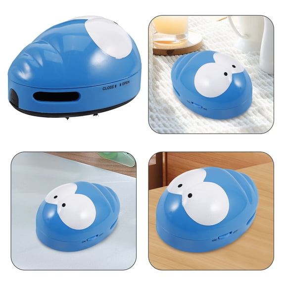 LOLIPPYY Small Mini Desktop Vacuum Cleaner ABS for Crumb Sweeping on Desk 1Pcs
