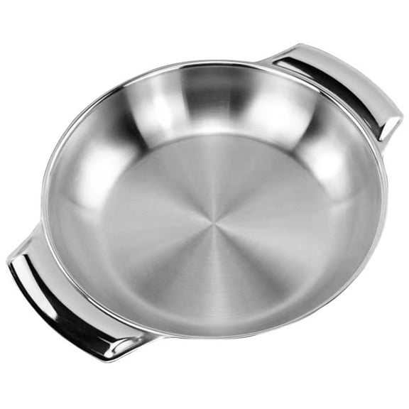LOLIPPYY Small Stainless Steel Pot Cooking Wok For Home Kitchen 1Pcs