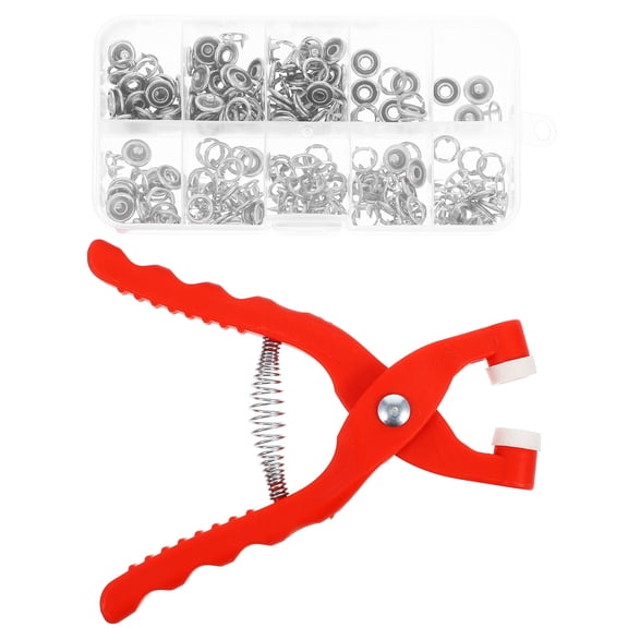 LOLIPPYY Snap Button Tool Kit with Pliers for Precise Positioning and No Sew Snap Button Installation