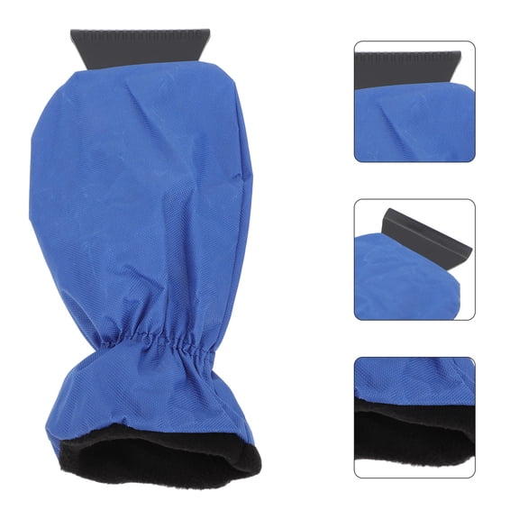 LOLIPPYY Snow Scraper Mitten for Car Windshield Ice Removal Small Portable and Easy to Use