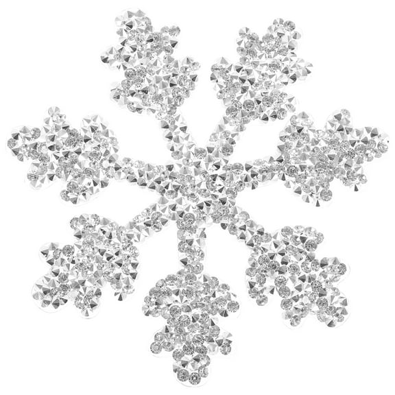 LOLIPPYY Snowflake Iron-On Patch with Unique Snowflake Design, Clothes Patch for Hats, Jackets, and Apparel Accessories