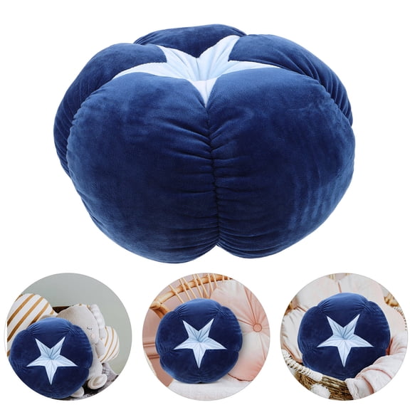 LOLIPPYY Fruit Shaped Throw Pillow Soft Blue Plush for Sofa Home Decor
