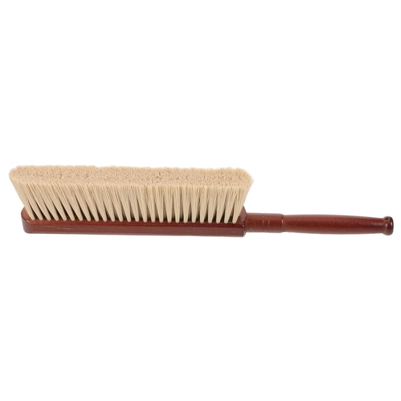 LOLIPPYY Soft Bristle Fireplace Brush with Wooden Handle for Home Workshop and Furniture Dusting
