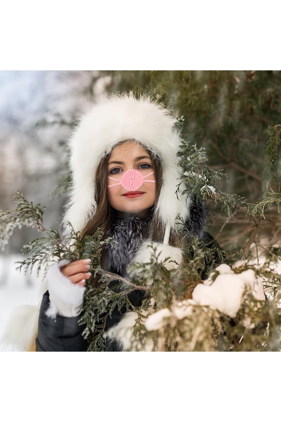 Soft Knit Nose Warmer for Cold Weather Outdoor Activities and Skiing Comfortable Warmth