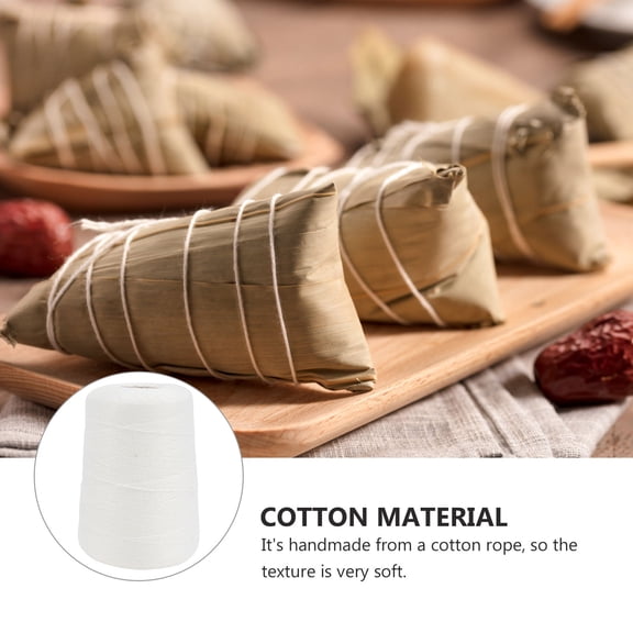 LOLIPPYY Natural White Cooking Twine Rope for Meat Trussing Roasting Hanging and Wrapping