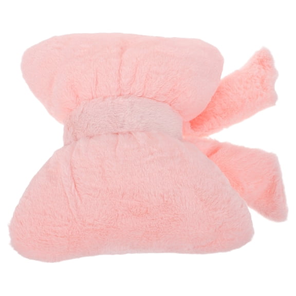 LOLIPPYY Pink Bow Shaped Pillow, Soft Plush, Cute Bedroom and Living Room Decor