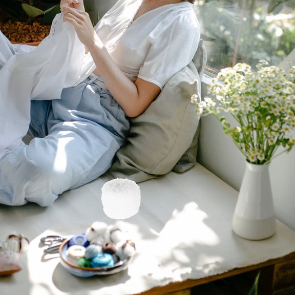 LOLIPPYY Soft Yarn For Crochet Coral Fleece Yarn Roll For Beginners Knitting Beige 1Pcs