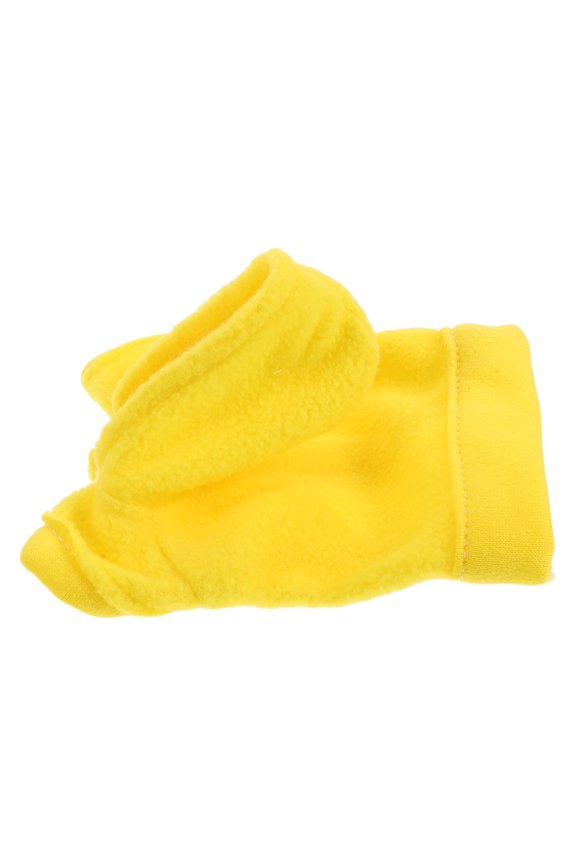 Soft Yellow Hoodie for Bearded Dragon Warm Comfortable Reptile Coat with Easy Wear Design