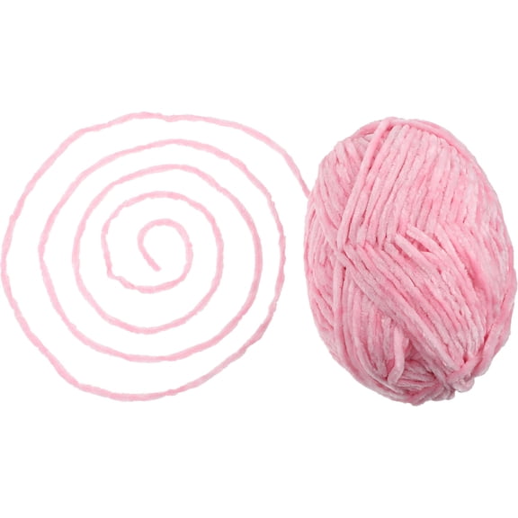 LOLIPPYY Soft and Flexible Pink Wool Yarn for Knitting Multi Use Woolen Yarn for Crochet and Crafts