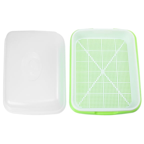 LOLIPPYY Soil Free Wheatgrass Growing Tray with Plastic Sprouting Kit for Home Germination Assorted Colors