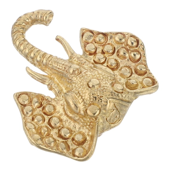 LOLIPPYY Solid Brass Kitchen Cabinet Pulls Elephant Shape Drawer Handles with Vintage Charm