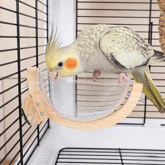 LOLIPPYY Space Design Plastic Bird Nest for Conure Parrots Hanging Resting Perch for Bird Cage