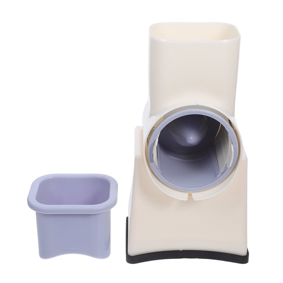 LOLIPPYY Hand Crank Food Chopper with Safety Guard, Space-Saving Design for Vegetables and More