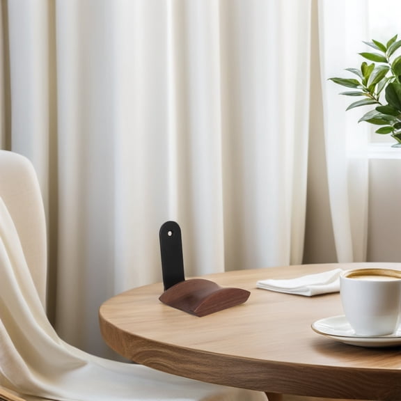 LOLIPPYY Space Saving Wood Headphone Stand Hook for Organized Desk and Room Decoration