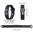 thumbnail image 1 of LOLIPPYY Sport Smart Wristband with Step Counter, Black Color, 1 Pack Fitness Tracker, 1 of 8