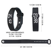 LOLIPPYY Sport Smart Wristband with Step Counter, Black Color, 1 Pack Fitness Tracker