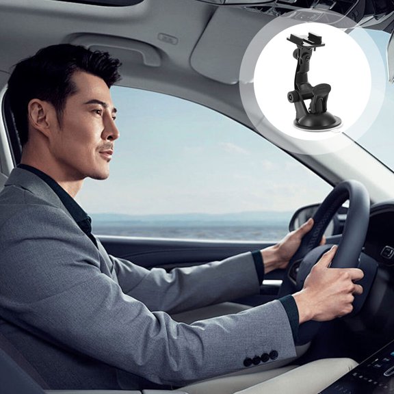 LOLIPPYY Sports Camera Car Mount with Reliable Suction Cup Base for Versatile Angles