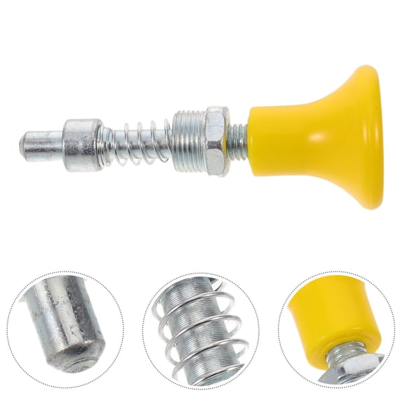 LOLIPPYY Spring Loaded Gym Weight Pin with Ergonomic Yellow Knob for Secure Exercise Equipment Adjustment