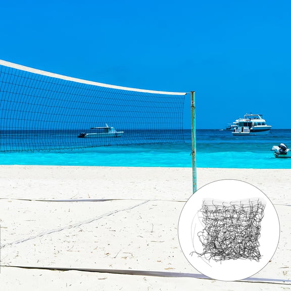 LOLIPPYY Square Mesh Volleyball Net for Indoor Use Heavy Duty 1Pack