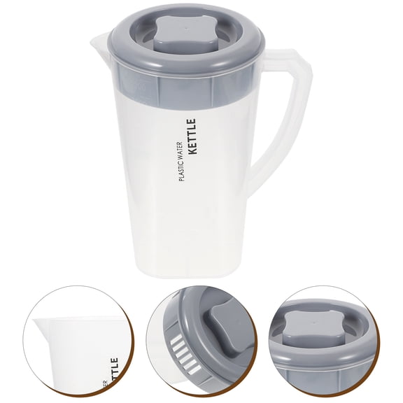 LOLIPPYY Square Shaped Water Pitcher 1Set Easy Pouring Ergonomic Handle for Home and Restaurant Use