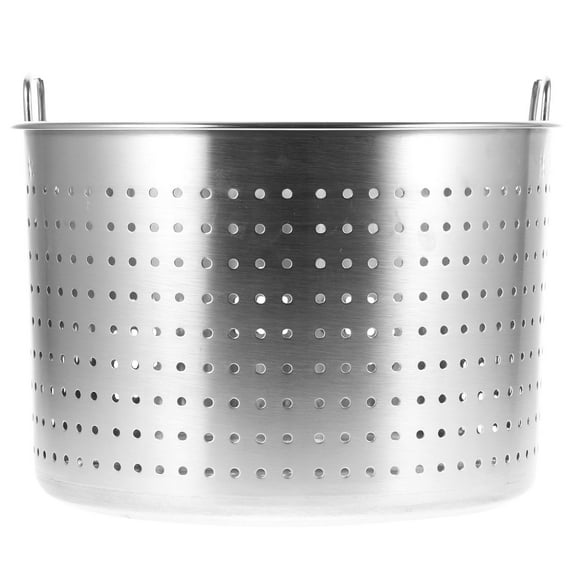 LOLIPPYY Stainless Steel Bucket Strainer with Handle for Home Use Cooking 1Pack