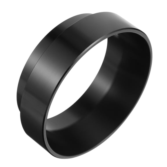 LOLIPPYY 2-Piece Stainless Steel Coffee Dosing and Espresso Tamper Set with Black Portafilter Accessories for