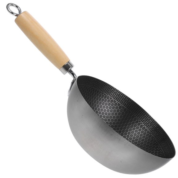 LOLIPPYY Stainless Steel Deep Pan Honeycomb Grain Heat-resistant for Grilling 1Pack