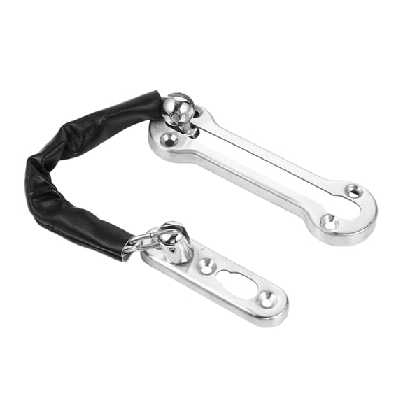 LOLIPPYY Stainless Steel Door Chain Lock for Enhanced Safety and Durability Easy Installation for Home Office Use Silver