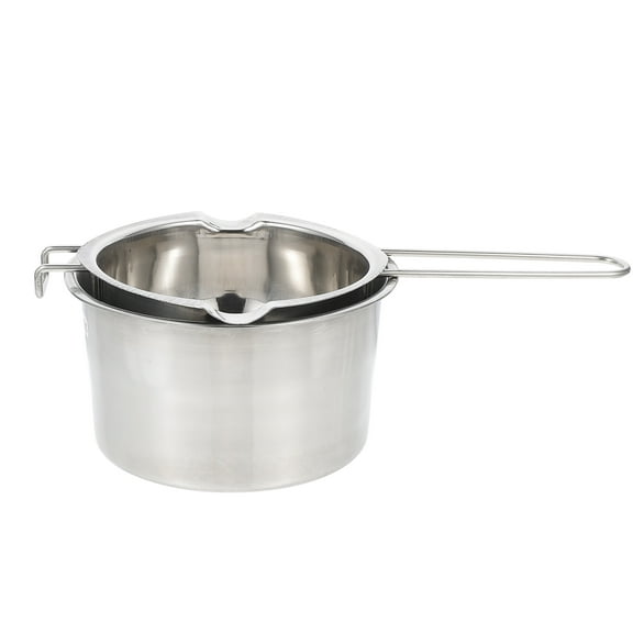LOLIPPYY Stainless Steel Double Boiler Melting Pot 1 Set Compact for Family Use