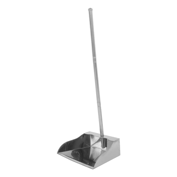 LOLIPPYY Stainless Steel Dustpan with Ergonomic Handle for Home, Kitchen, and Restaurant Cleaning Use