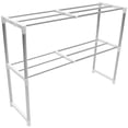 thumbnail image 1 of LOLIPPYY Stainless Steel Expandable Shoe Rack Shoe Shelf Storage Organizer for Closet Entryway, 1 of 7