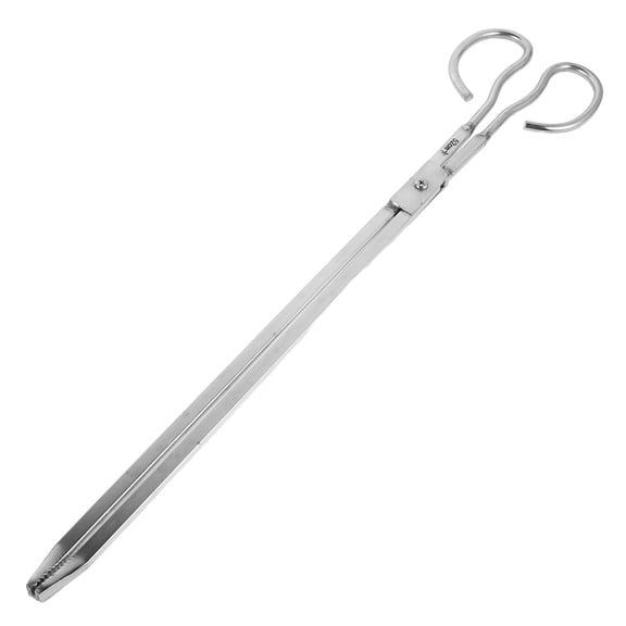 LOLIPPYY Stainless Steel Fireplace Tongs Firewood Grabber Tool for Safe Indoor and Outdoor Log Handling