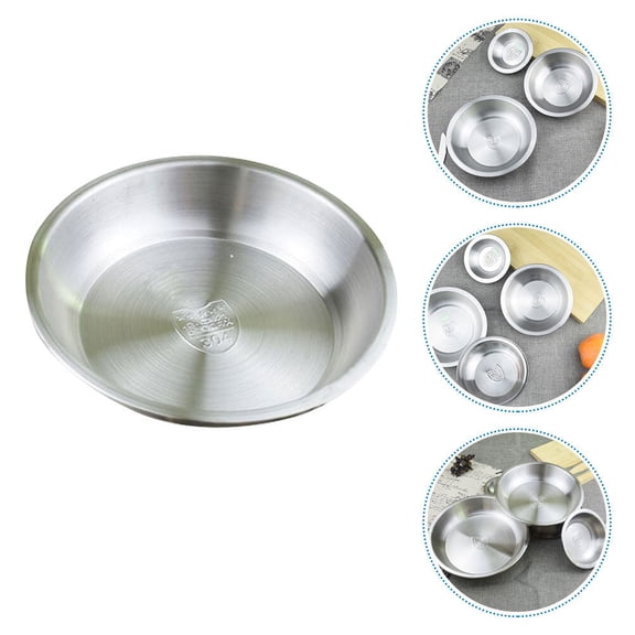LOLIPPYY Stainless Steel Fruit Serving Plate - Commercial Grade, 1 Piece Fruit Tray for Restaurants and Catering