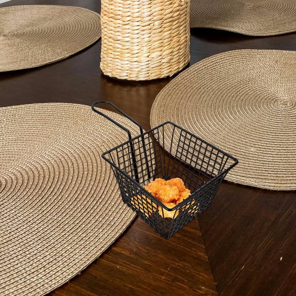 LOLIPPYY Stainless Steel Fry Basket Deep Fry Basket Cooking Tool for Home Users and Professional Chefs 1Pcs