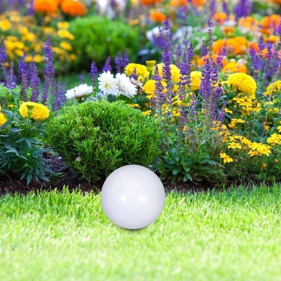 LOLIPPYY Stainless Steel Gazing Ball Round Decorative Ball 1Set Garden Decoration Outdoor