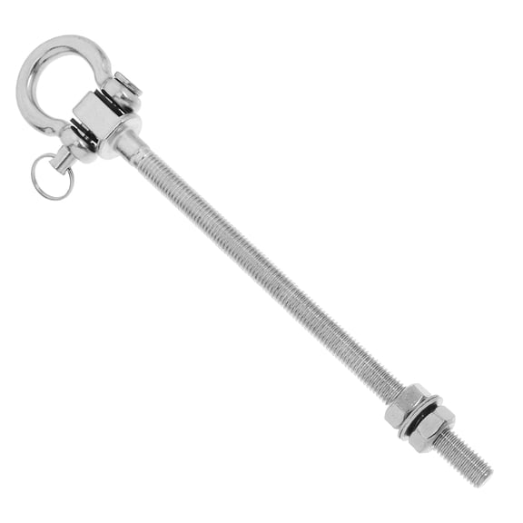 LOLIPPYY Stainless Steel Heavy Duty Ceiling Hook for Hammocks and Swing Chairs Silver Durable 1000 lb Capacity
