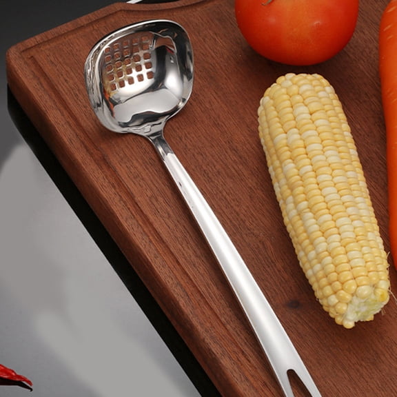 LOLIPPYY Stainless Steel Mesh Filter Spoon for Serving and Cooking in Commercial Kitchen 1Pcs