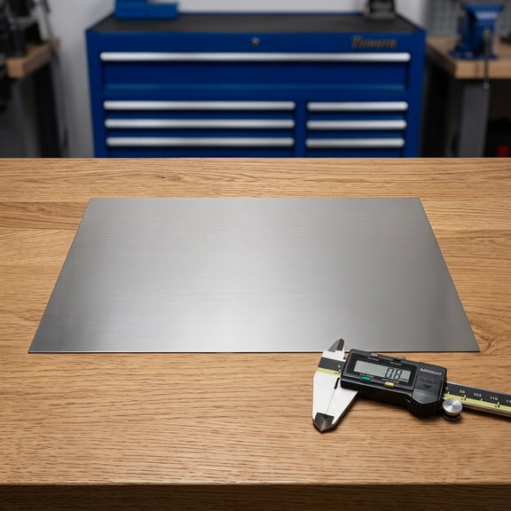 LOLIPPYY Stainless Steel Metal Plate Plated Silver Flat Sheet for DIY Projects with High Surface Finish