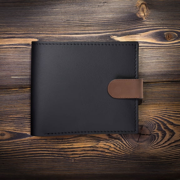 LOLIPPYY Stainless Steel Money Clip with Cash Storage Brown PU 1Pack Modern Card Holder for Business