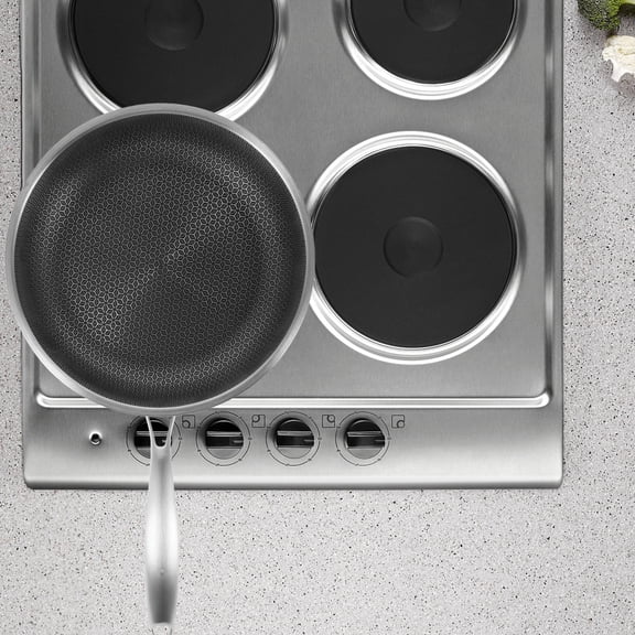 LOLIPPYY Stainless Steel Non-stick Cooking Pot Multi Honeycomb 1Pack