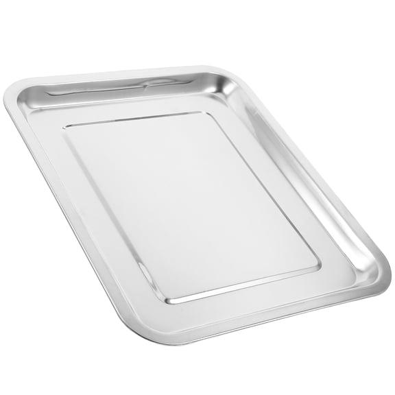LOLIPPYY Stainless Steel Oven Roasting Pan for Families, 1 Piece Baking Pan and Easy to Clean