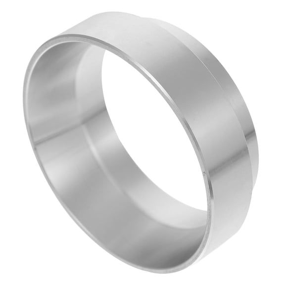 LOLIPPYY Stainless Steel Portafilter Dosing Ring for Espresso Machines Antispill Coffee Accessory Silver 51 mm