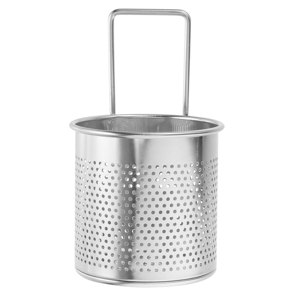 LOLIPPYY Stainless Steel Slotted Serving Spoon Basket for Boiling Cooking Straining Vegetables Fruits Pasta