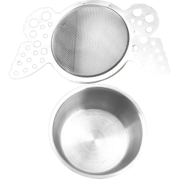LOLIPPYY Stainless Steel Tea Infuser with Dual Handles Reusable Tea Strainer for Mugs